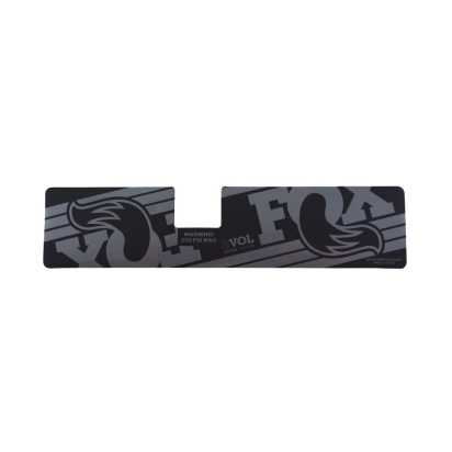 Fox Decal: 2017 FLOAT X2 XV Sleeve Dark Gray Short Max Pressure (024-12-332)