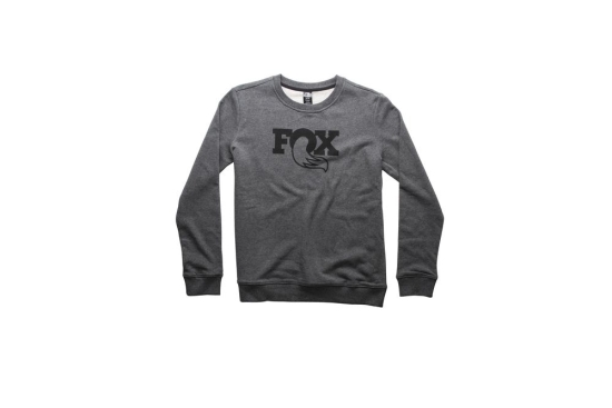 all day women s crew neck heather charcoal xs