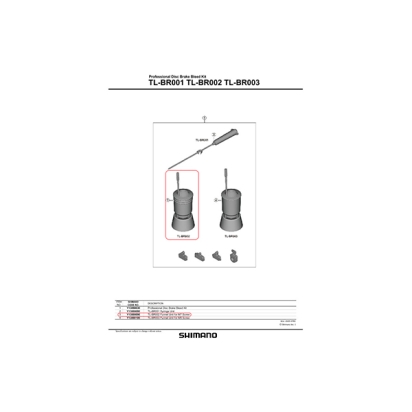 Funnel Unit Shimano TL-BR002 for Shift Brake Lever