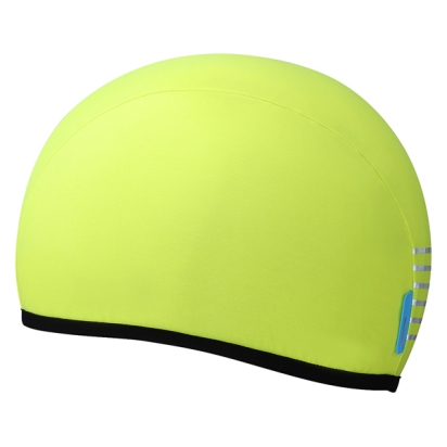 Shimano High-Visible Helmet Cover Neon Yellow One Size 