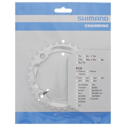 Priekinė žvaigždė Shimano FC-M430-8, Alivio