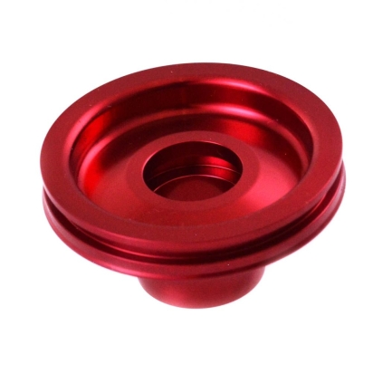 FOX Bulkhead Dual Travel 2 FLOAT X 5mm Travel Spacer Red Ano 2018 (210-24-217)