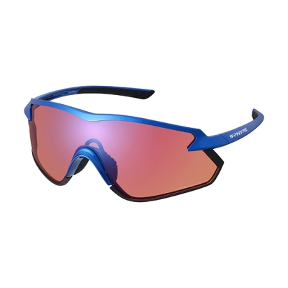 Sunglasses Shimano S-Phyre X Ridescape Off-Road Metallic Blue/Smoke Red