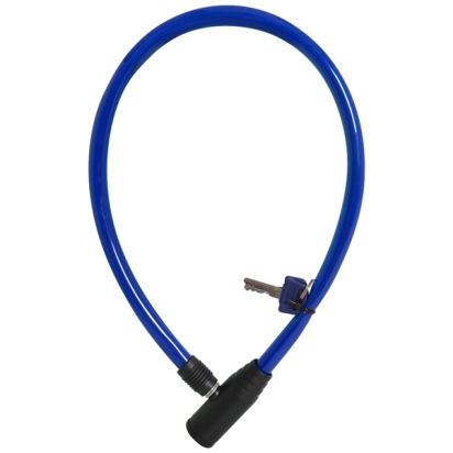 Dviračių spyna OXC Cable Lock Hoop Blue 4mm x 600mm