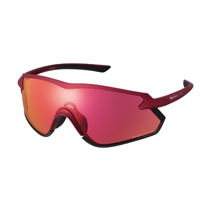 Sunglasses Shimano S-Phyre X Ridescape Road Matte Metallic Red/Smoke Red