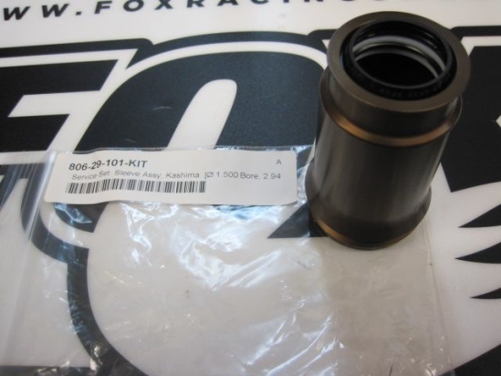 Fox Service Set: Sleeve Assy Kashima 1.500 Bore 2.948 TLG for 6.0 x 1.25 (806-29-101-KIT)