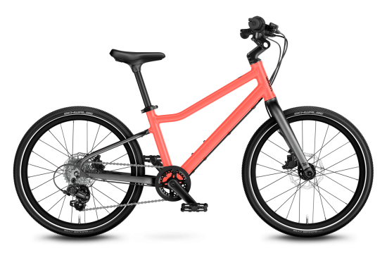 Kids bike WOOM 4 EXPLORE NEON CORAL