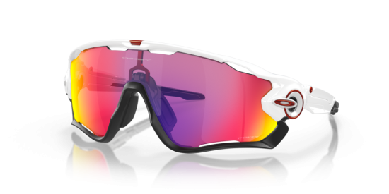 Sunglasses OAKLEY Jawbreaker Polished White / Prizm Road - OO9290-0531