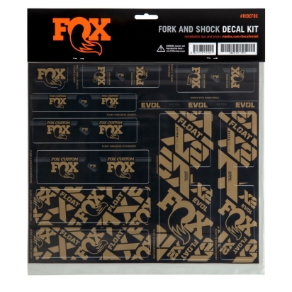 FOX Decal 2021 AM Custom Fork and Shock Kit Kashima (803-01-733)