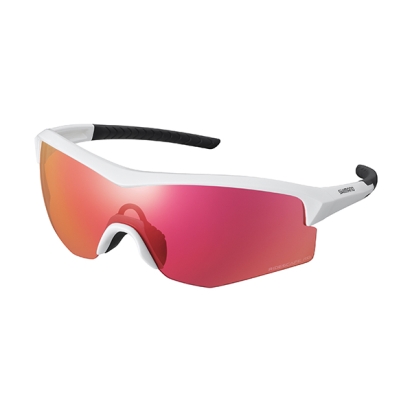 Sunglasses Shimano Spark Ridescape Road Metallic White/Smoke Red