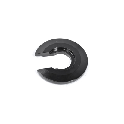 Fox Spring Retainer: Slotted (1.070 Bore .500 Shaft 1.850 OD X .275 TLG) Al 6061 Black Ano II (234-00-102)