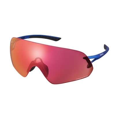 Sunglasses Shimano Aerolite P Ridescape Road Metallic Blue/Smoke Red