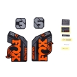 FOX Decal Kit: 2021 36 F-S E-Bike+ Orange Logo Shiny Black Fork 0 (803-01-528)