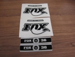 Fox Decal Kit: 2014 36 B/W Logo Performance Series (803-00-863)