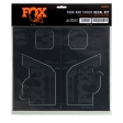 Lipdukai FOX Decal 2021 AM Custom Fork and Shock Kit Stealth Black (803-01-732)