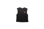 textured sleeveless women s tee black xs