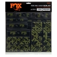 FOX Decal 2021 AM Custom Fork and Shock Kit Olive Drab (803-01-741)