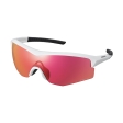 Sunglasses Shimano Spark Ridescape Road Metallic White/Smoke Red
