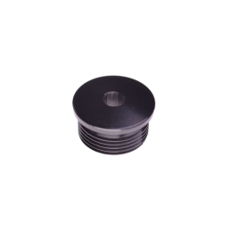 Detalė FOX Shaft: Axle Cap 40 36 LH Thread Black Ano Type II Class 2 (229-19-037)