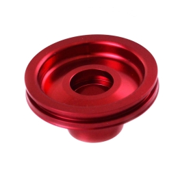 FOX Bulkhead Dual Travel 2 FLOAT X 5mm Travel Spacer Red Ano 2018 (210-24-217)