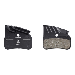 Disc brake pad set Shimano Resin N03A Incl Spring/Split Pin 1 pair