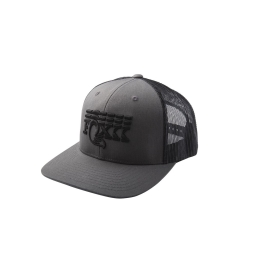 Kepurė Fox Stacked Flat Brim Trucker Hat Charcoal O/S (FXCB166010)