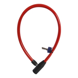 Bicycle Lock OXC Cable Lock Hoop Red 4mm x 600mm